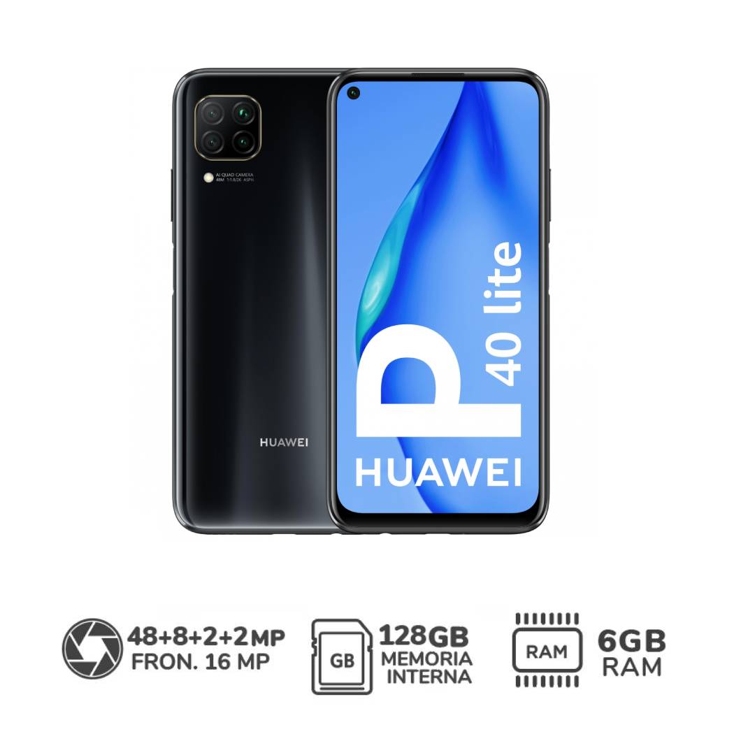 Huawei Smartphone P40 Lite 6.4 6GB 128GB JNY-LX2 - Negro Profundo -  Inversiones Varemat
