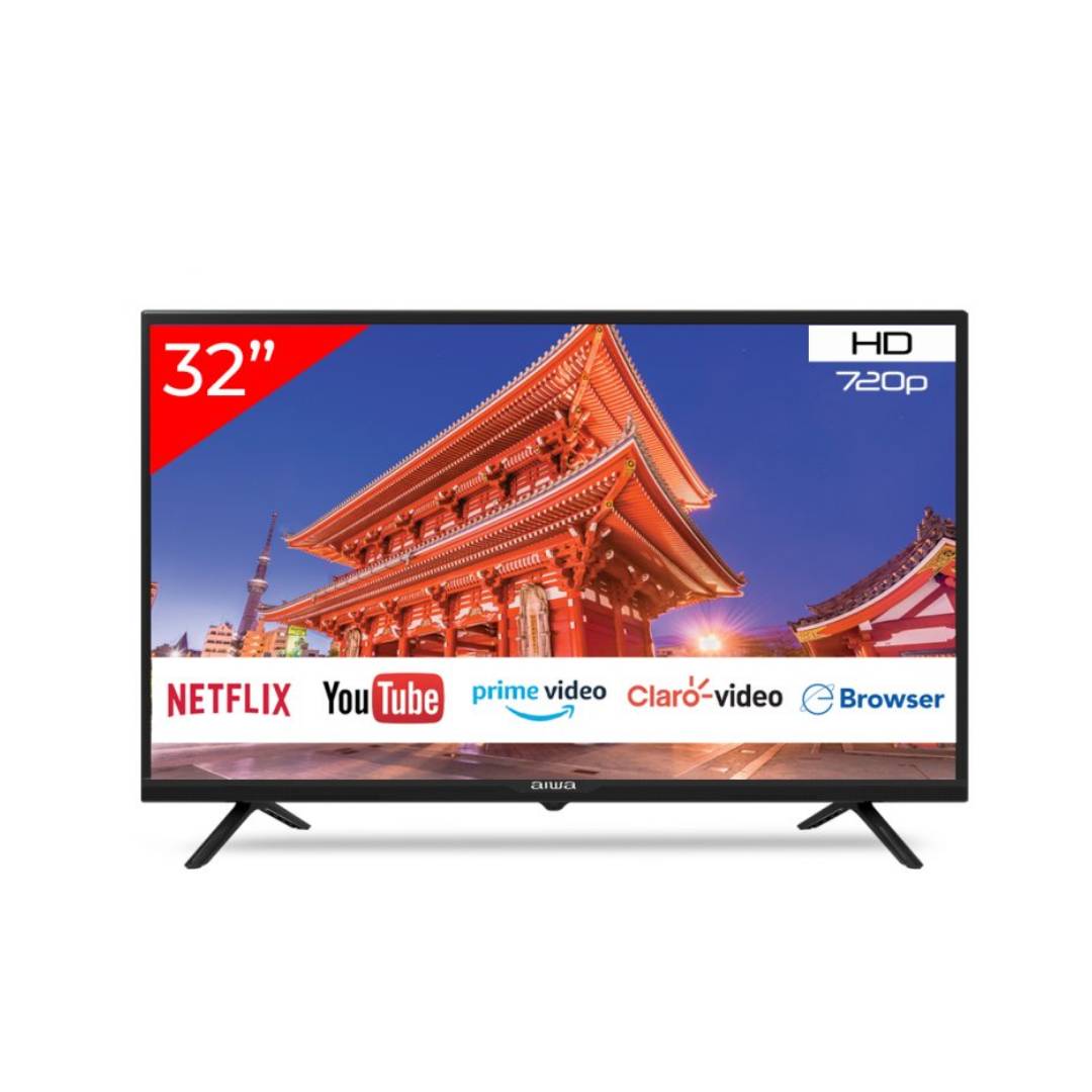 Aiwa Smart TV LED 32 HD Bluetooth AW32B4SM - Negro - Inversiones